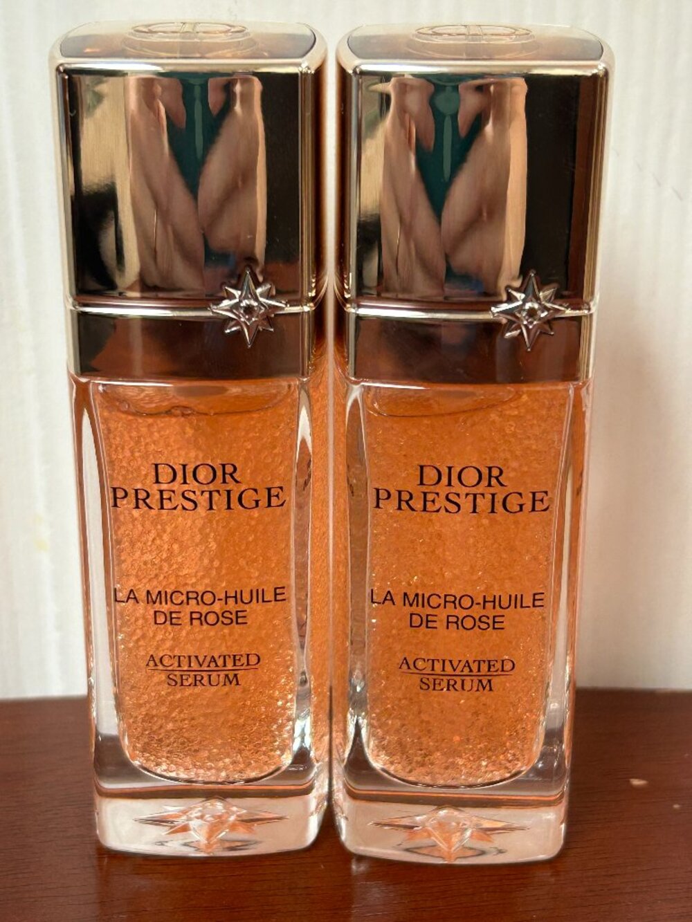 Dior Prestige Activated Rose Serum, La Micro Huile De Rose (1oz x 2 bottles)